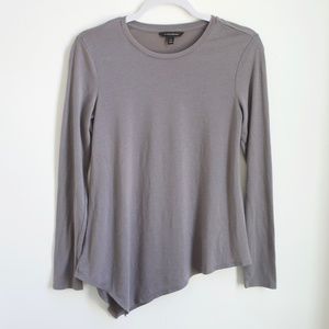 Banana Republic Grey High-Low Long Sleeve